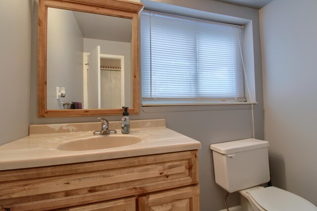 13947 Ashurst St, Livonia, MI 48154 - half bathroom with vanity and toilet