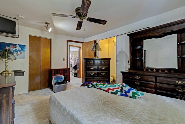 3618 Rohr Rd, Lake Orion, MI 48359 - bedroom with carpet and ceiling fan