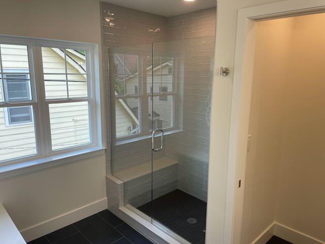 209 N 7th St, Ann Arbor, MI 48103 - full bathroom with tile patterned floors and a stall shower