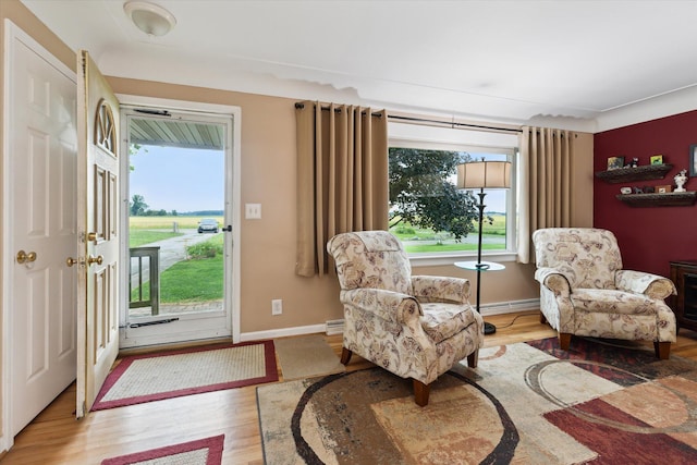 200 Begole Rd, Milan, MI 48160 - living area with plenty of natural light and wood finished floors