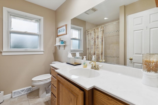 200 Begole Rd, Milan, MI 48160 - full bathroom with vanity, tile patterned floors, and a tile shower