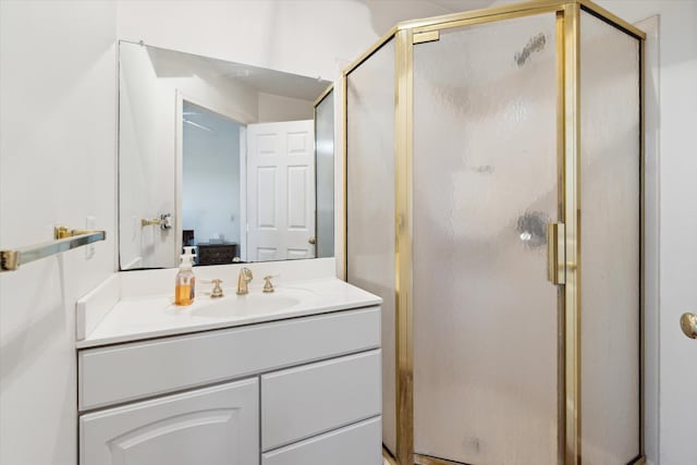 200 Begole Rd, Milan, MI 48160 - bathroom featuring vanity, a shower stall, and ensuite bathroom