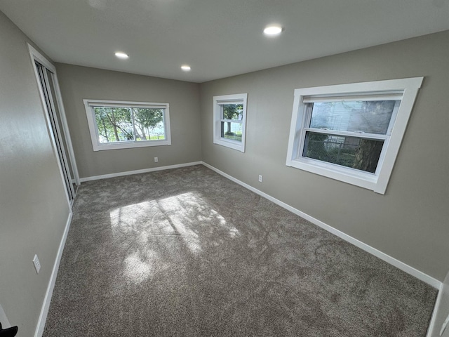 238 Cooks Lndg, Michigan Center, MI 49254 - spare room with carpet and recessed lighting