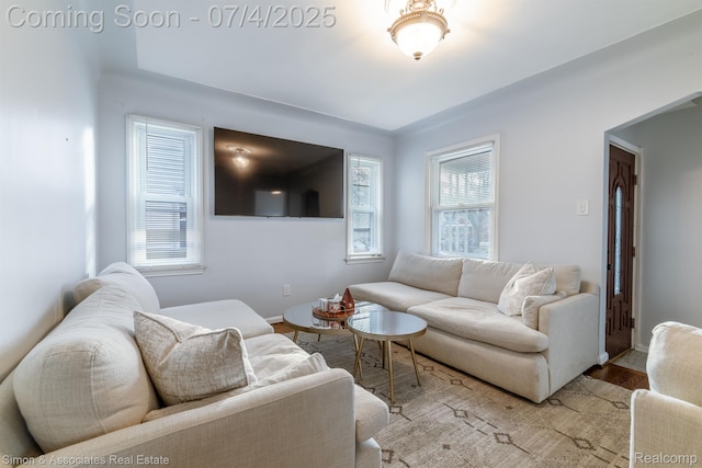 3101 Roosevelt St, Dearborn, MI 48124 - living room featuring wood finished floors and baseboards
