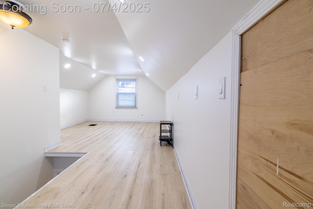 3101 Roosevelt St, Dearborn, MI 48124 - bonus room featuring wood finished floors and vaulted ceiling