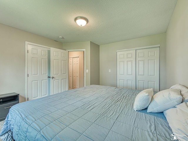 8299 Galloway Dr, Lambertville, MI 48144 - bedroom featuring a closet and a textured ceiling