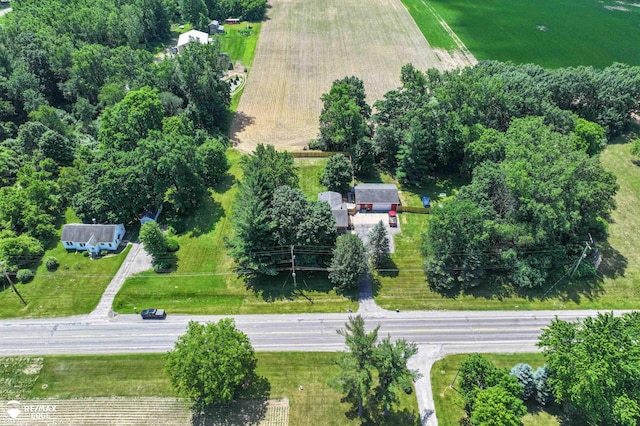 7226 Junction Rd, Frankenmuth, MI 48722 - aerial overview of property's location with rural landscape