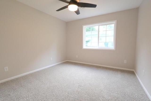 424 Doris St, Quincy, MI 49082 - carpeted spare room with a ceiling fan and baseboards