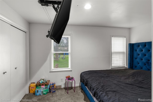 22355 Curie Ave, Warren, MI 48091 - bedroom with carpet flooring and a closet