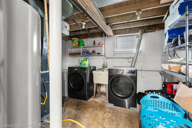 22355 Curie Ave, Warren, MI 48091 - laundry area featuring separate washer and dryer
