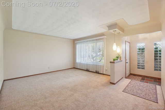 54829 Starlite Dr, Shelby Twp, MI 48316 - carpeted foyer entrance featuring baseboards