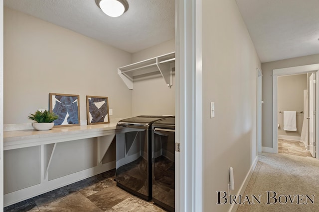 9633 Waterstone Dr, Byron Center, MI 49315 - washroom featuring independent washer and dryer and baseboards