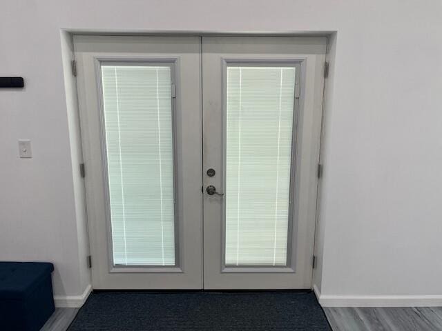 4969 N Highbridge Rd, Brethren, MI 49619 - property entrance featuring french doors