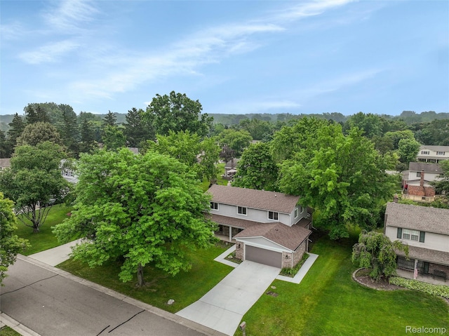 684 Abbey Ct, Rochester Hills, MI 48307 - aerial view