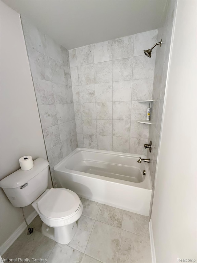 253 Devonshire Dr Unit 2, Lapeer, MI 48446 - bathroom with shower / tub combination and tile patterned flooring