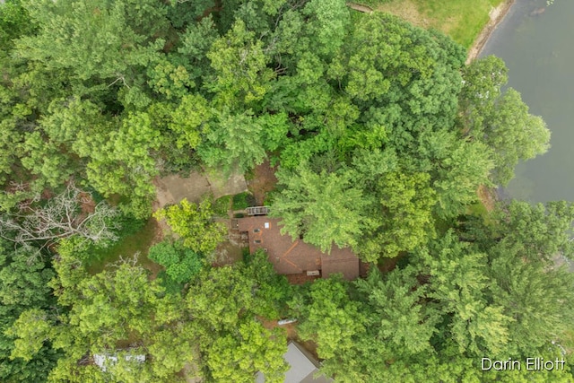 7985 Island View Dr, Newaygo, MI 49337 - aerial overview of property's location featuring a nearby body of water