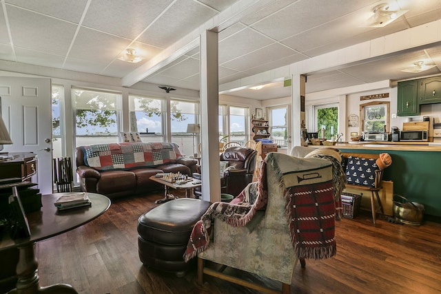 68534 Hill St, Sturgis, MI 49091 - living area featuring wood finished floors