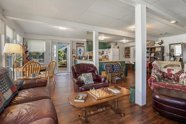 68534 Hill St, Sturgis, MI 49091 - living area with wood finished floors