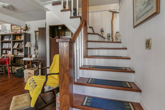 68534 Hill St, Sturgis, MI 49091 - stairway with wood finished floors