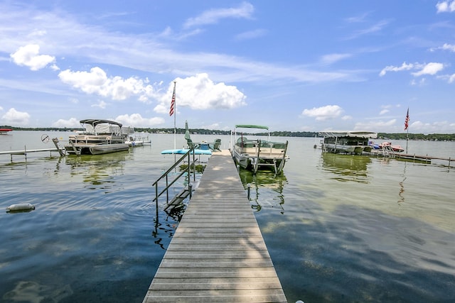 68534 Hill St, Sturgis, MI 49091 - dock with a water view and boat lift
