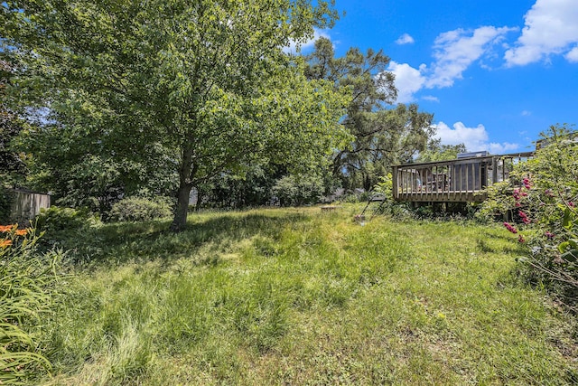 1556 Mullins Ave NW, Grand Rapids, MI 49534 - view of yard with a deck