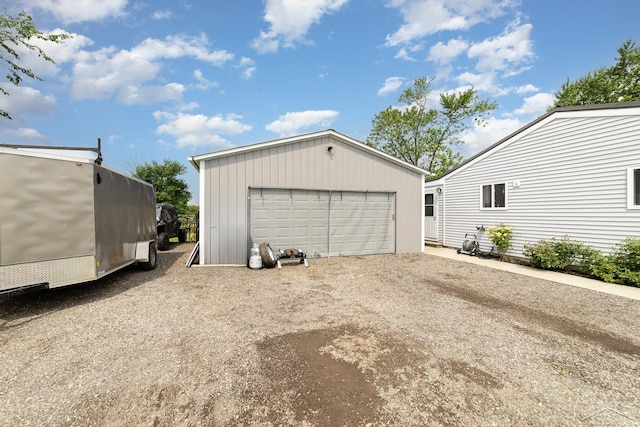 14079 Elms Rd, Montrose, MI 48457 - view of detached garage