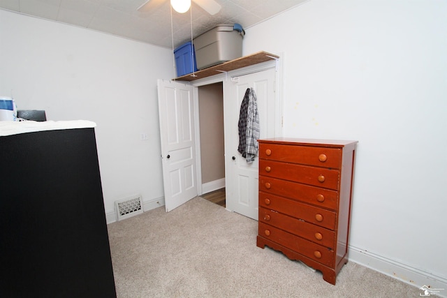 6257 E Dunbar Rd, Monroe, MI 48161 - carpeted bedroom with ceiling fan