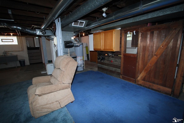 6257 E Dunbar Rd, Monroe, MI 48161 - basement featuring water heater