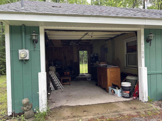 4384 Loud Dam Rd, Glennie, MI 48737 - view of garage