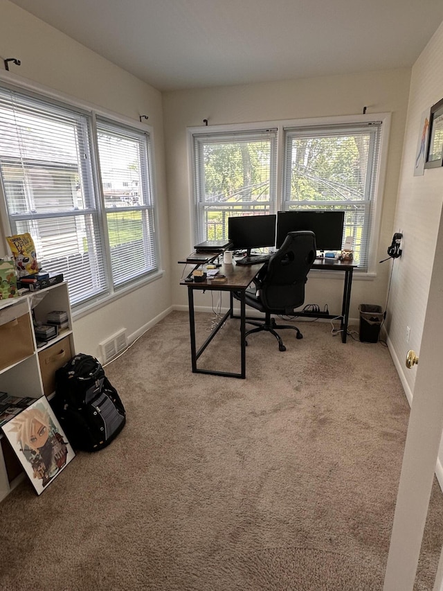 26314 E St, Saint Clair Shores, MI 48081 - carpeted home office featuring plenty of natural light
