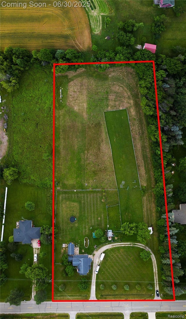 3092 Dillon Rd, Flushing, MI 48433 - view of property location with property boundaries highlighted