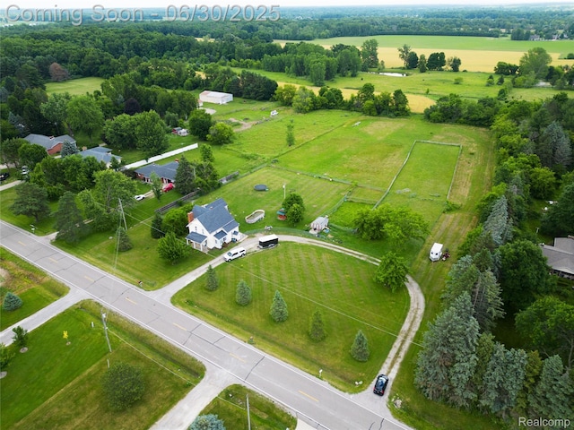 3092 Dillon Rd, Flushing, MI 48433 - overview of rural landscape