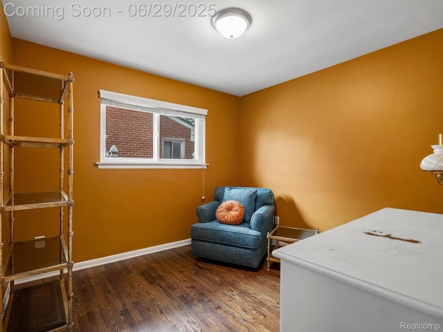 29553 Pinto Dr, Warren, MI 48093 - living area with wood finished floors and baseboards