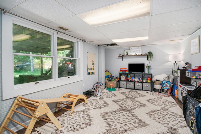 3042 Kevin St, Saint Joseph, MI 49085 - playroom with a paneled ceiling