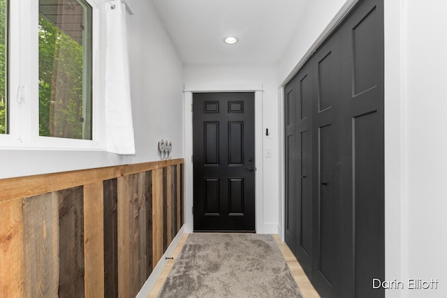 412 S Woodworth St, Corunna, MI 48817 - foyer entrance featuring recessed lighting and light wood-type flooring