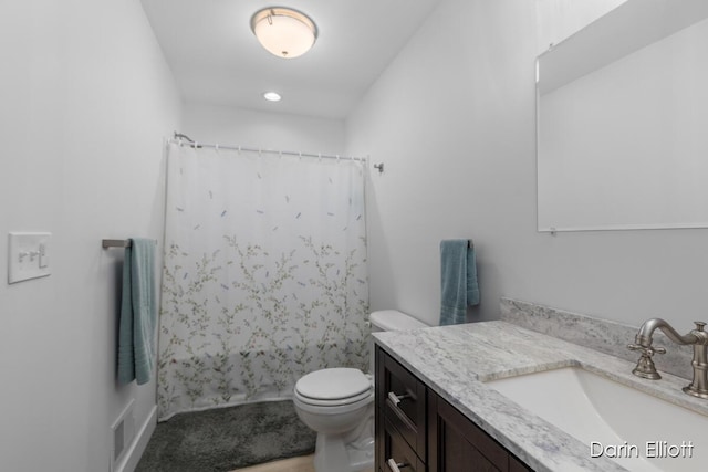 412 S Woodworth St, Corunna, MI 48817 - full bathroom featuring vanity and a shower with curtain