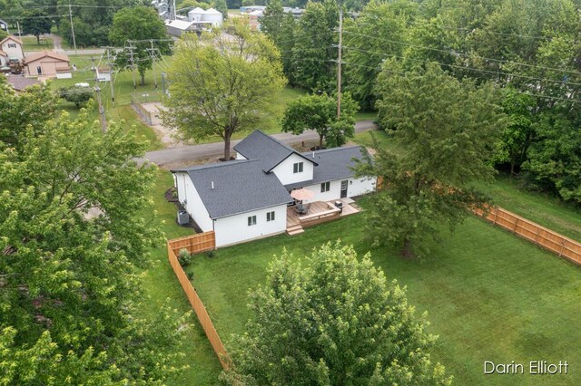 412 S Woodworth St, Corunna, MI 48817 - aerial view of property and surrounding area