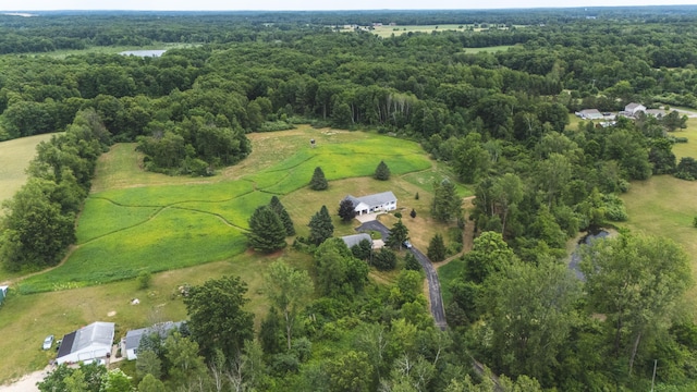 1684 W W County Line Rd, Sand Lake, MI 49343 - aerial view of property's location featuring a forest