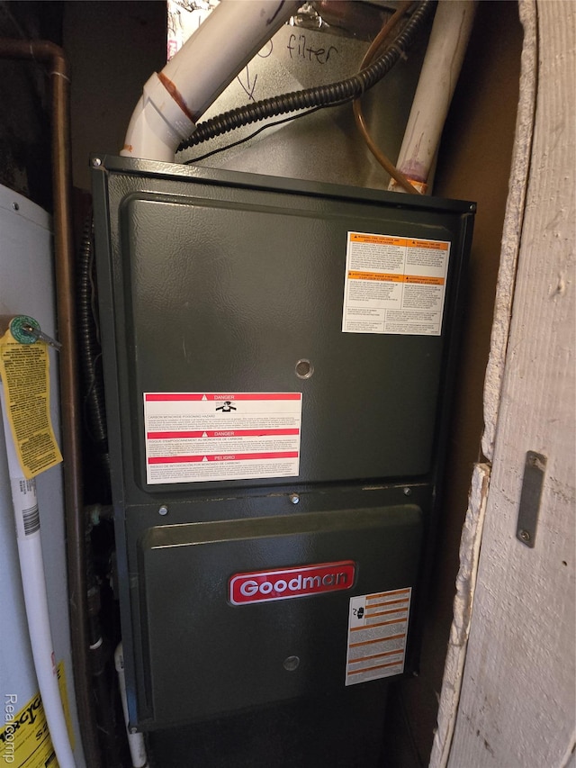 22024 Lester St, Clinton Township, MI 48035 - utility room featuring heating unit