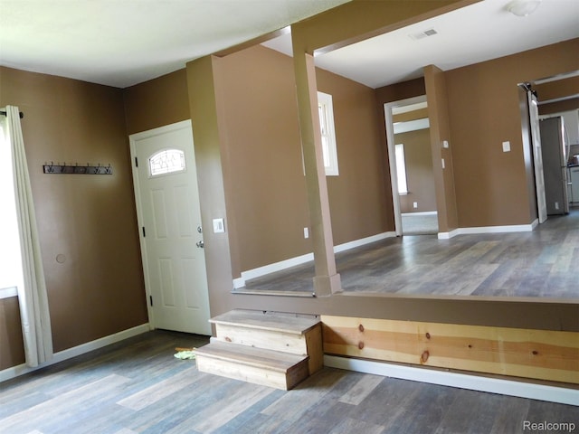 3351 Grant Rd, Rochester Hills, MI 48309 - foyer entrance featuring wood finished floors and healthy amount of natural light