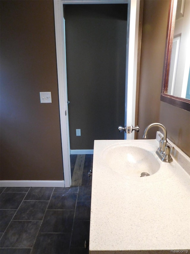3351 Grant Rd, Rochester Hills, MI 48309 - bathroom featuring vanity and tile patterned flooring