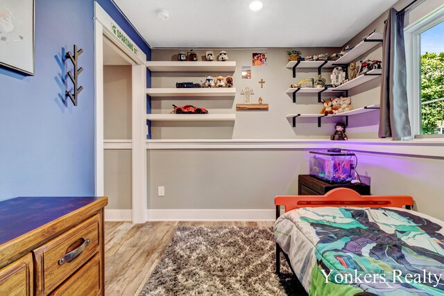 4005 Bullseye Ln, Dorr, MI 49323 - bedroom with wood finished floors and recessed lighting