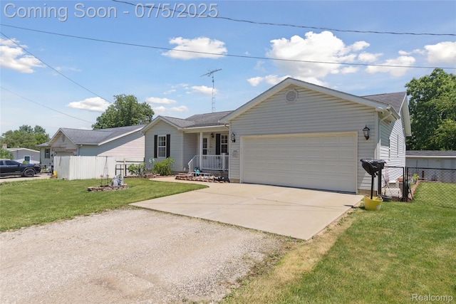 2187 Anoka St, Flint, MI 48532 - single story home with driveway and an attached garage