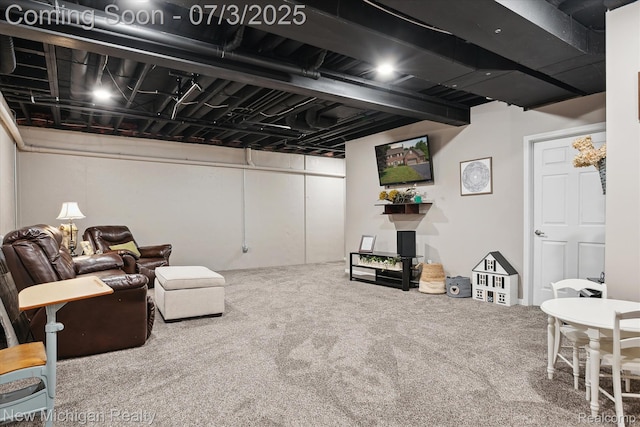 7155 Campbell Mills Ct, Brighton, MI 48116 - view of carpeted living room