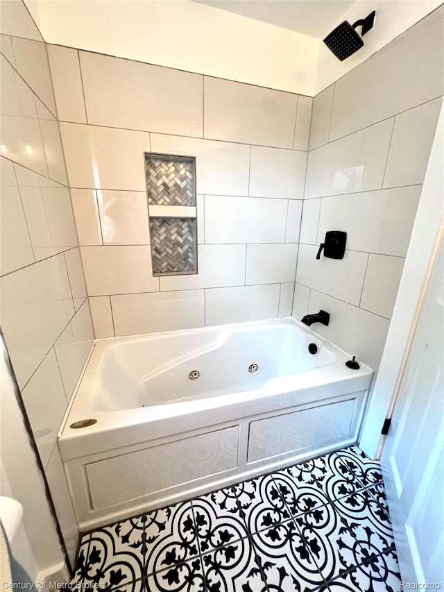 2122 Pierce St, Flint, MI 48503 - bathroom with tile patterned flooring