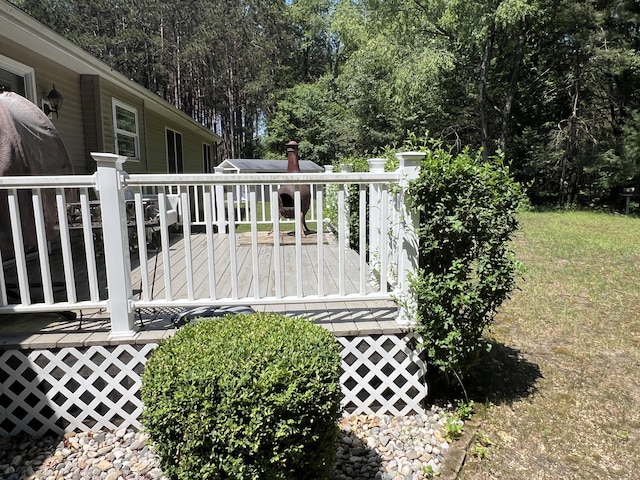 260 Treml, Michigan, MI 49411 - view of wooden deck