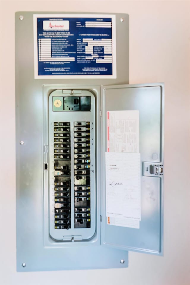 2098 Fisher Ct, Howell, MI 48855 - utility room featuring electric panel