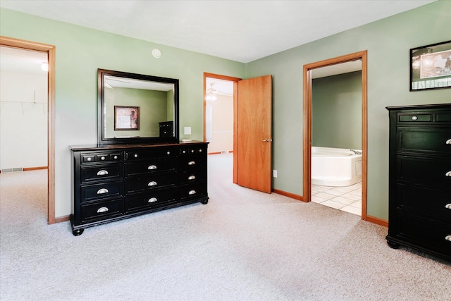2098 Fisher Ct, Howell, MI 48855 - bedroom with carpet flooring and ensuite bath