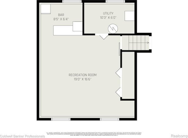 5885 Rockcroft Blvd, Clarkston, MI 48346 - view of property floor plan