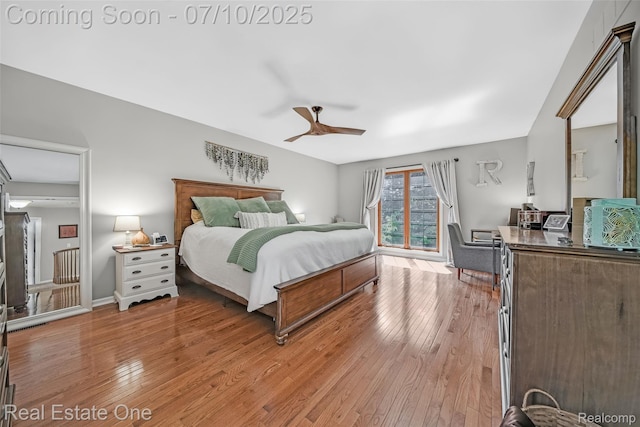 21653 Heatheridge Ln, Northville, MI 48167 - bedroom featuring light wood-style flooring and ceiling fan
